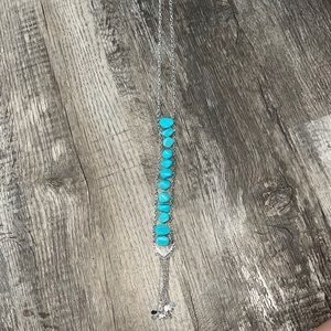 Teal Western Necklace